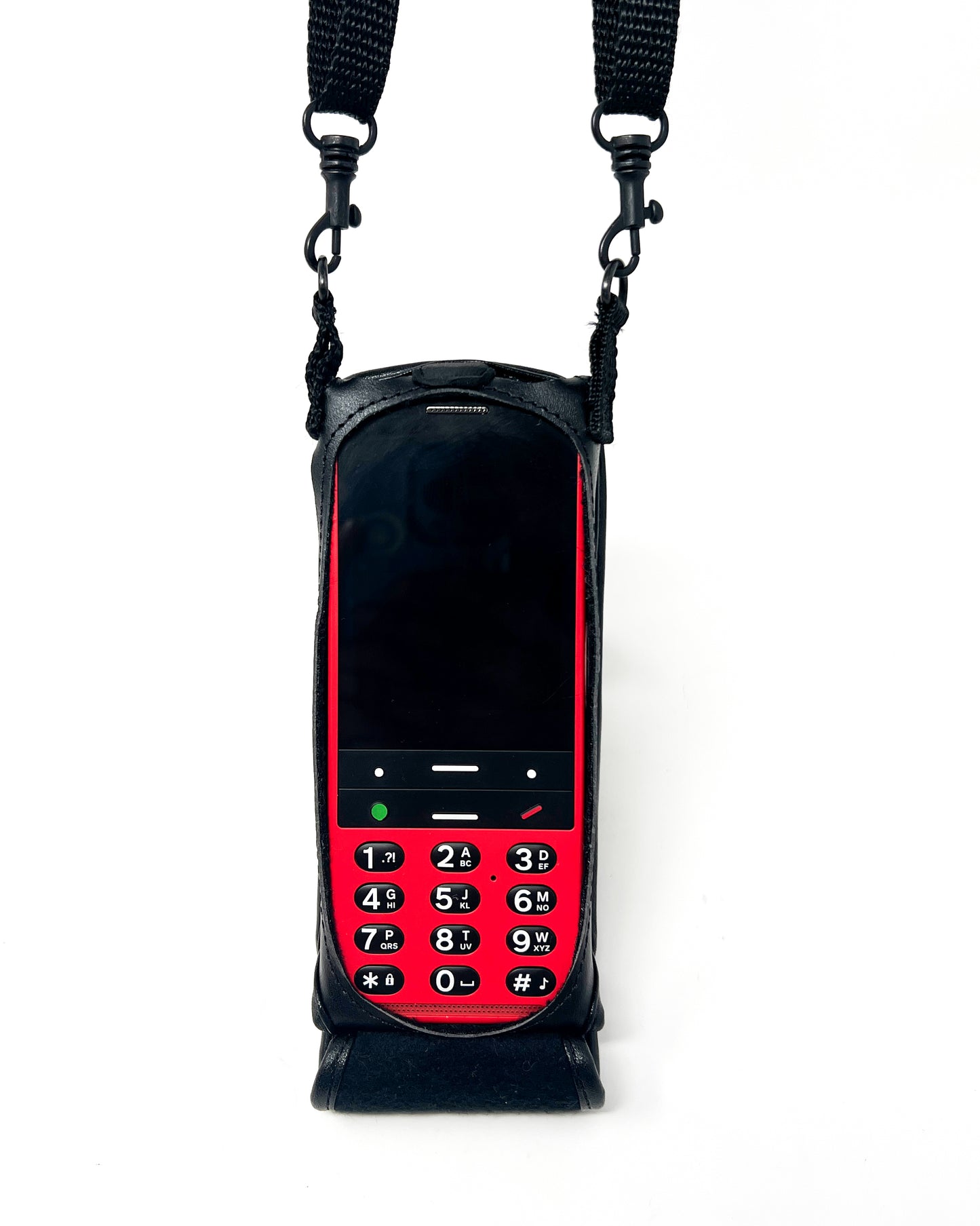 BlindShell Classic 3 and Classic 2 Phone Fitted Leather Case with Protective Key Cover and strap by Turtleback