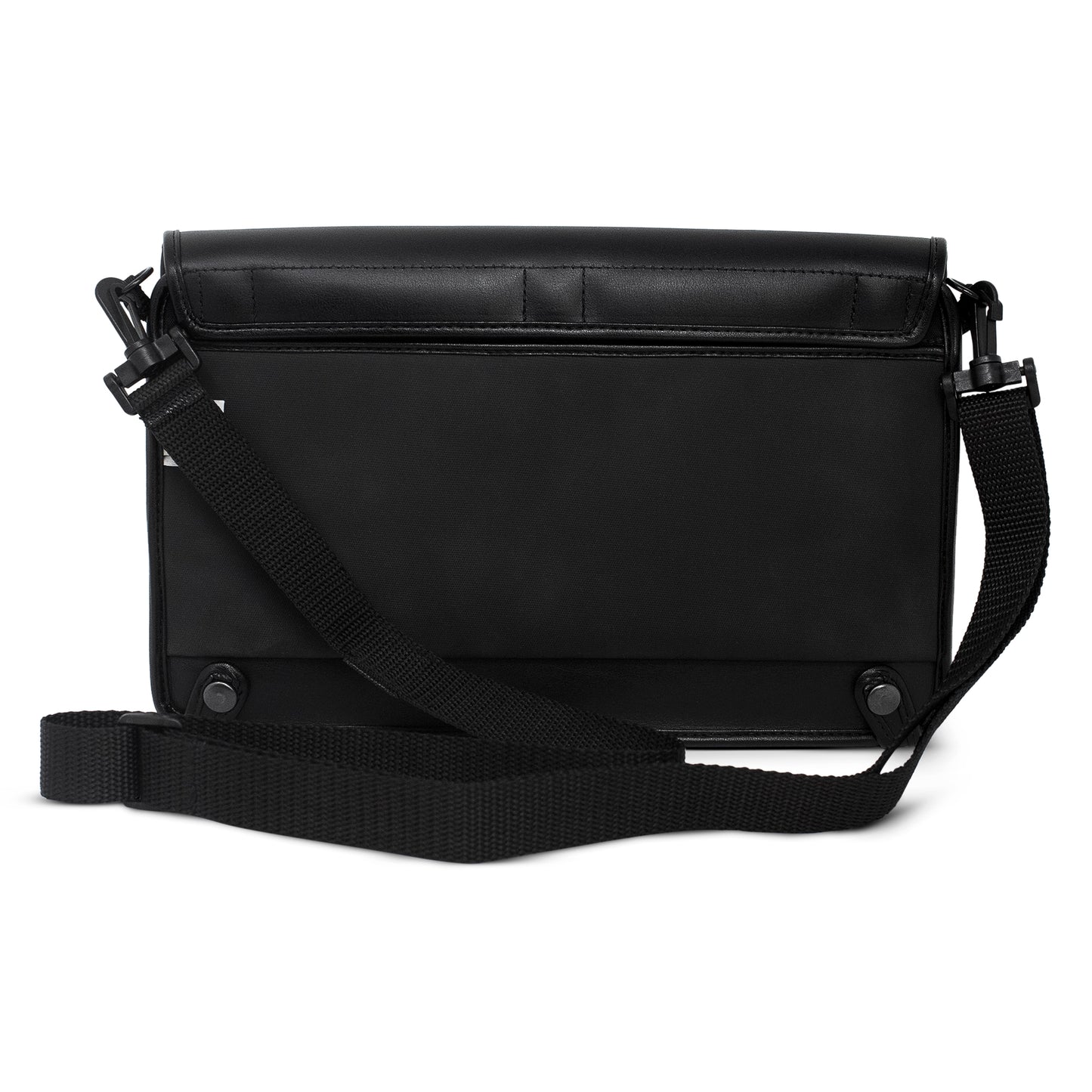 APH Mantis Q40: Fitted Black Leather Case with straps by Turtleback