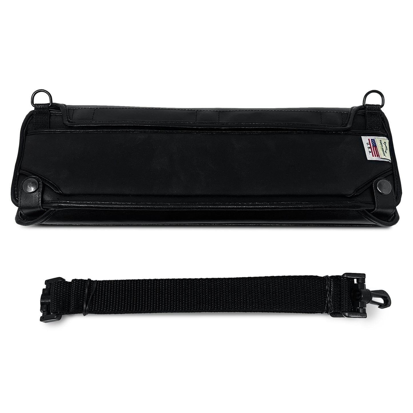 Selvas BLV Braille eMotion Fitted Black Leather Case with Protective Key Cover and strap by Turtleback