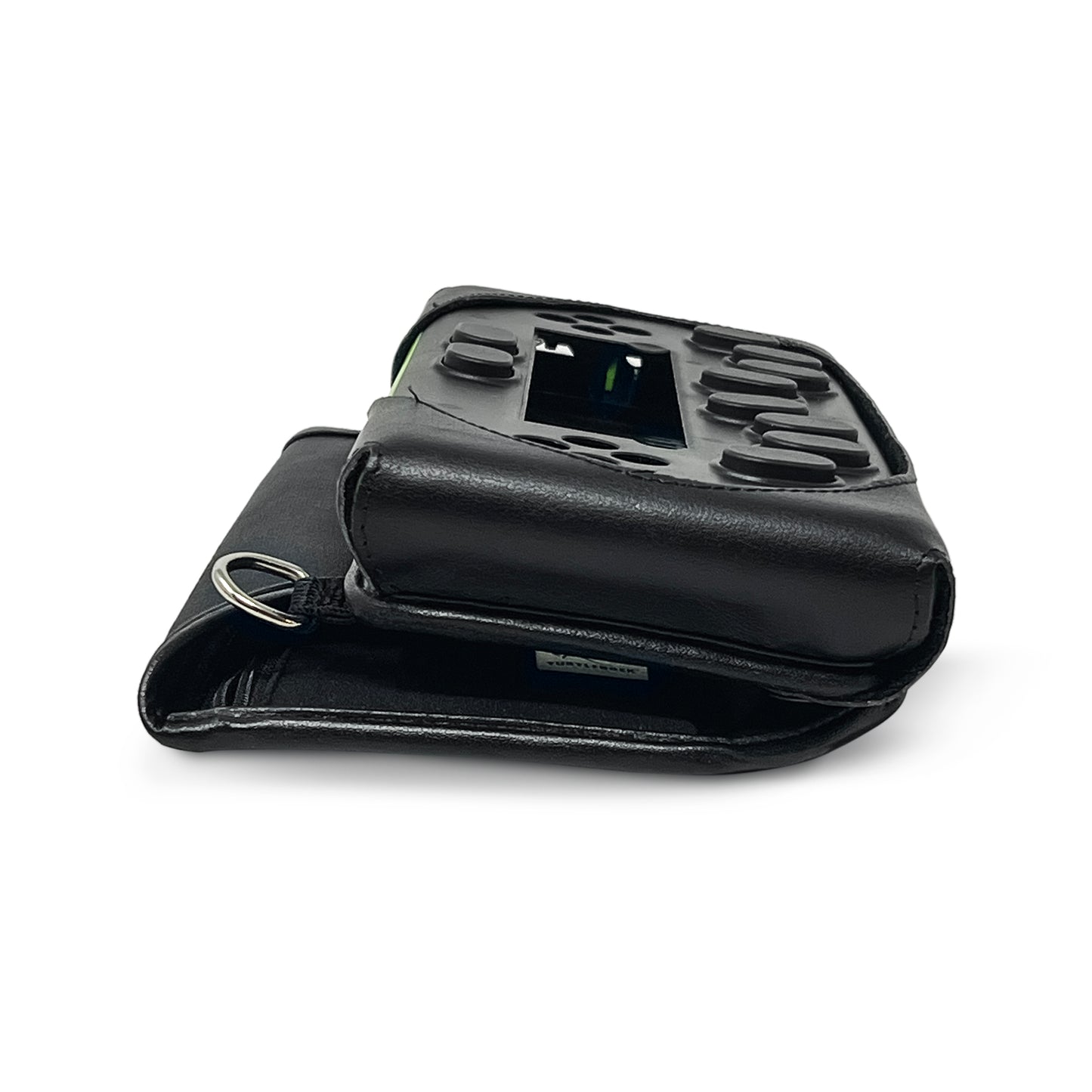 Eurobraille bNote20 Fitted Black Leather Case with Protective Key Cover and strap by Turtleback