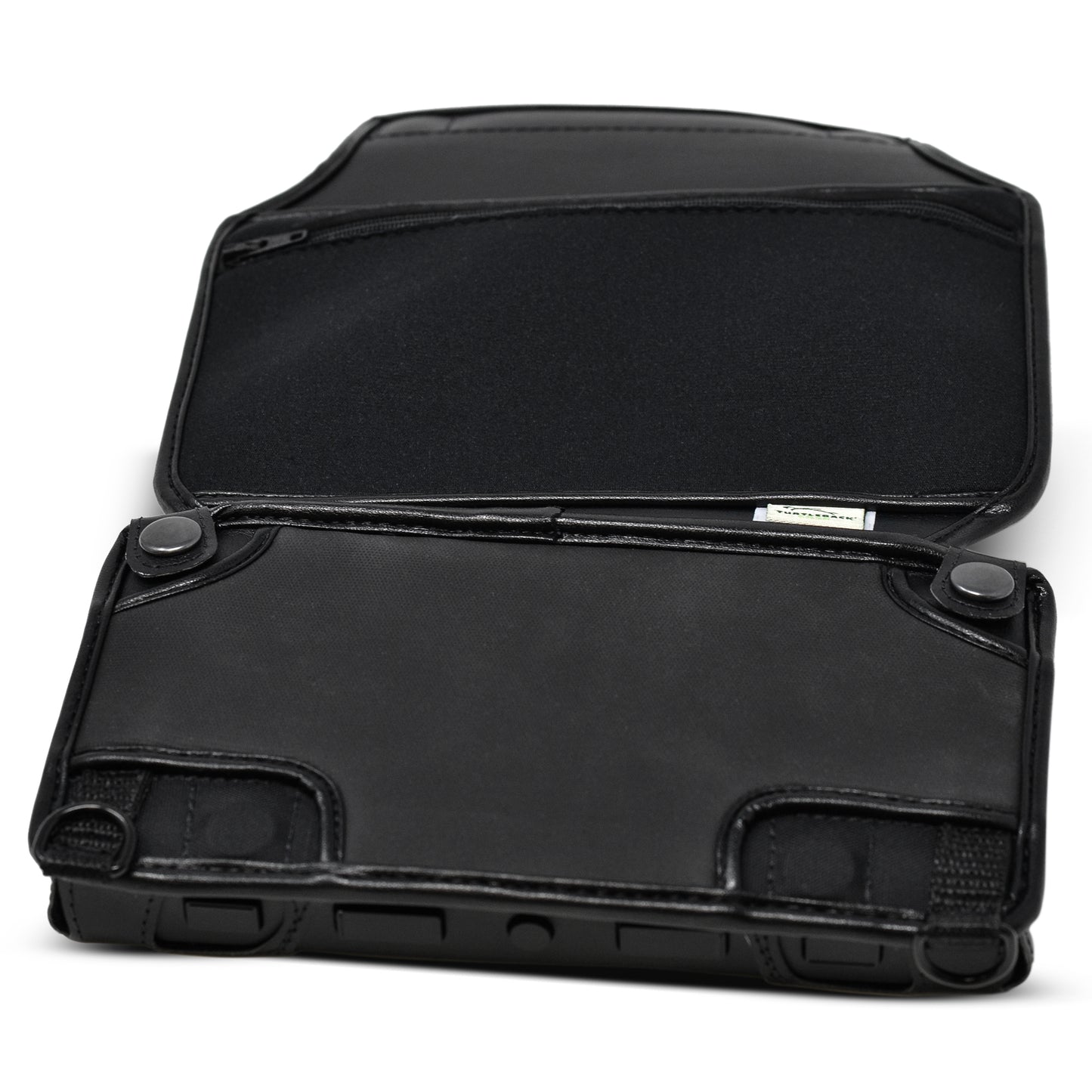 APH Chameleon 20 Fitted Black Leather case with straps by Turtleback