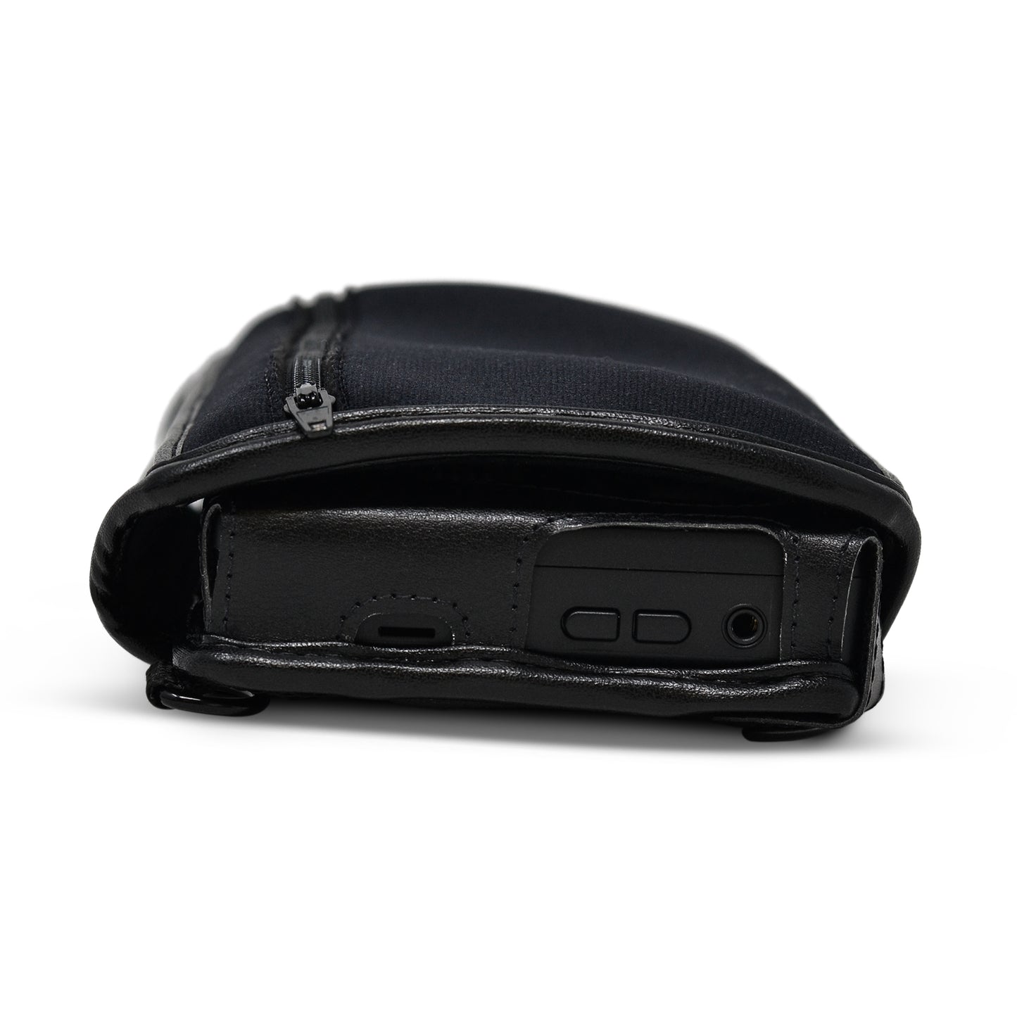 APH Chameleon 20 Fitted Black Leather case with straps by Turtleback