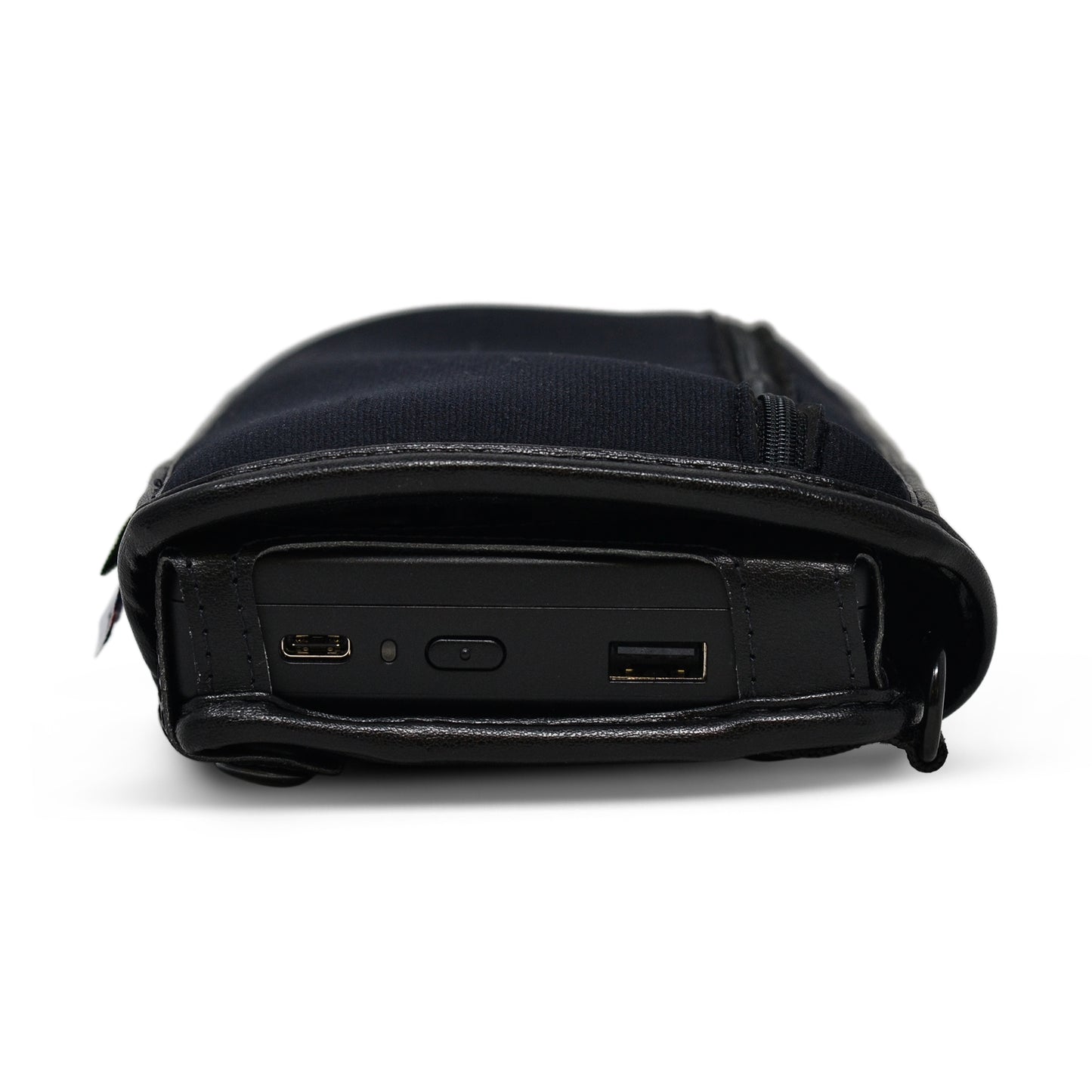 APH Chameleon 20 Fitted Black Leather case with straps by Turtleback