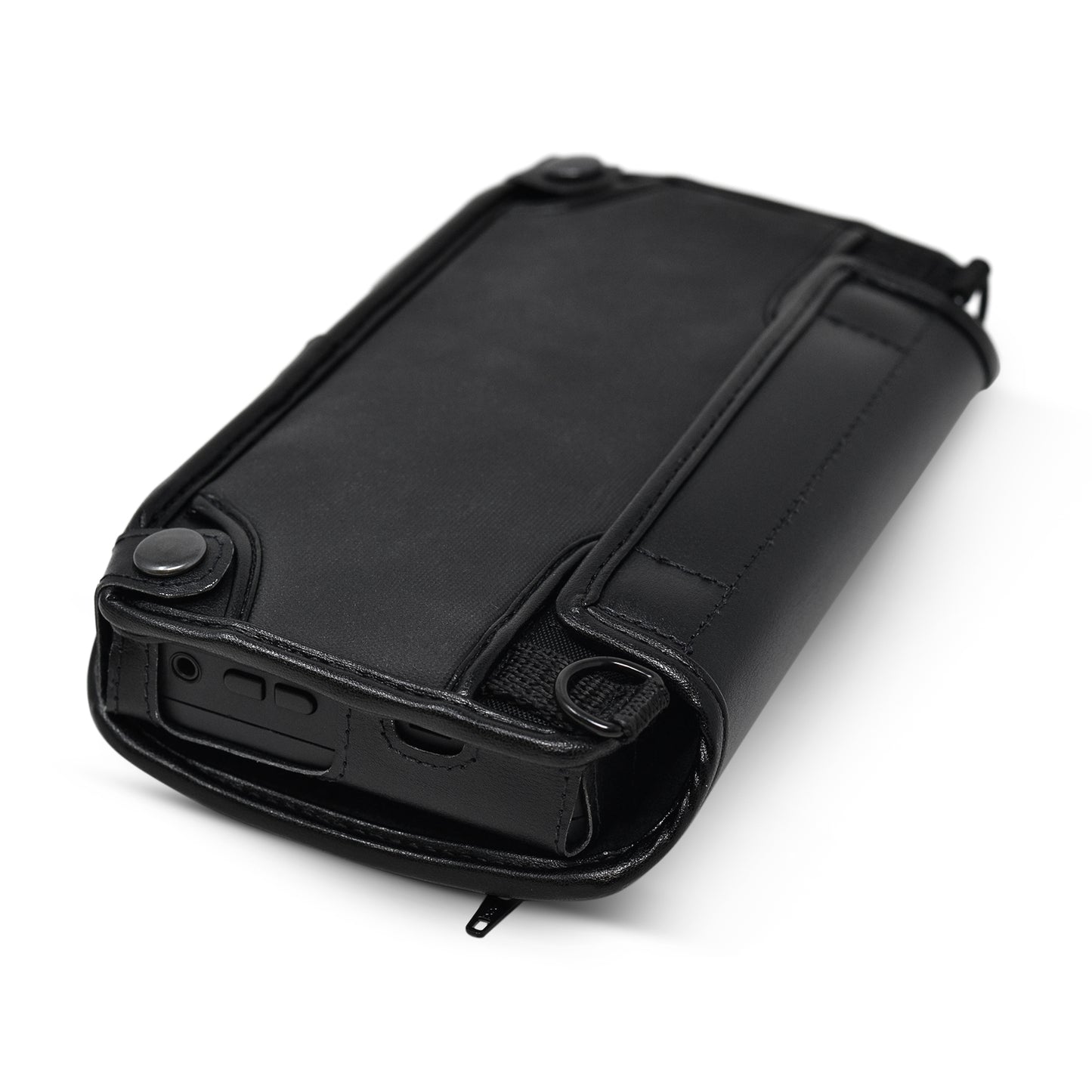 APH Chameleon 20 Fitted Black Leather case with straps by Turtleback