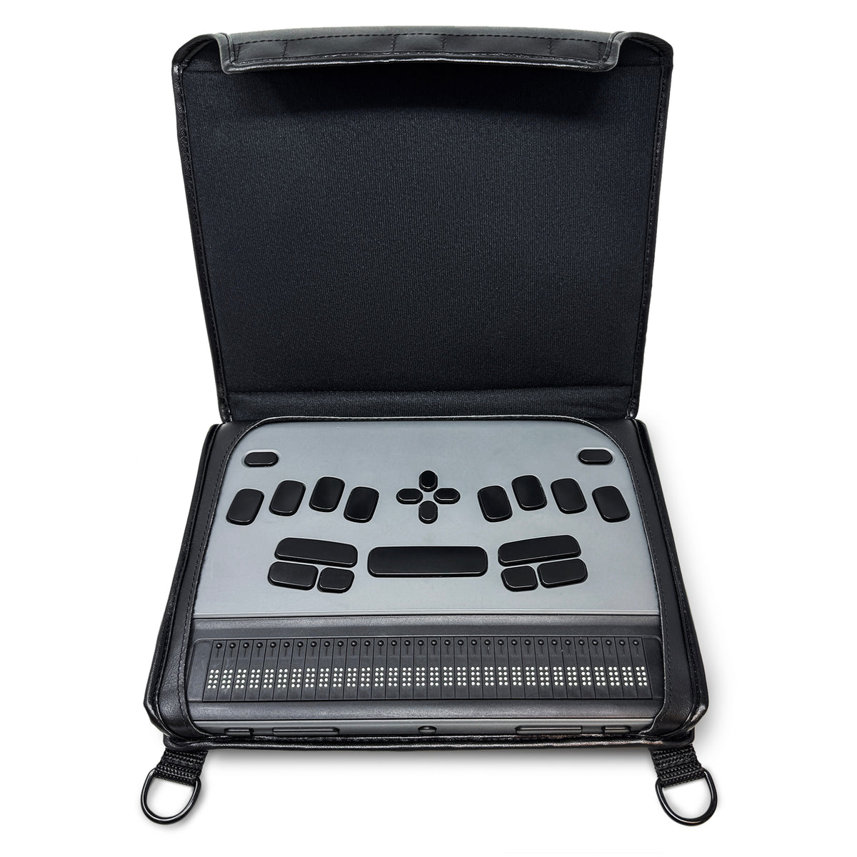 HumanWare Braille Note Evolve Fitted Premium Leather Case with straps by Turtleback