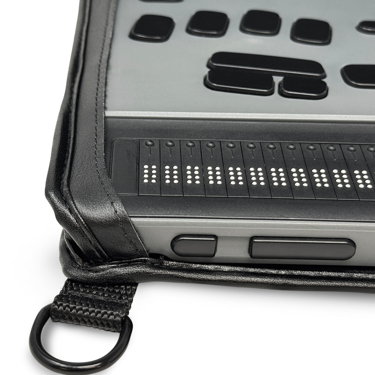HumanWare Braille Note Evolve Fitted Premium Leather Case with straps by Turtleback