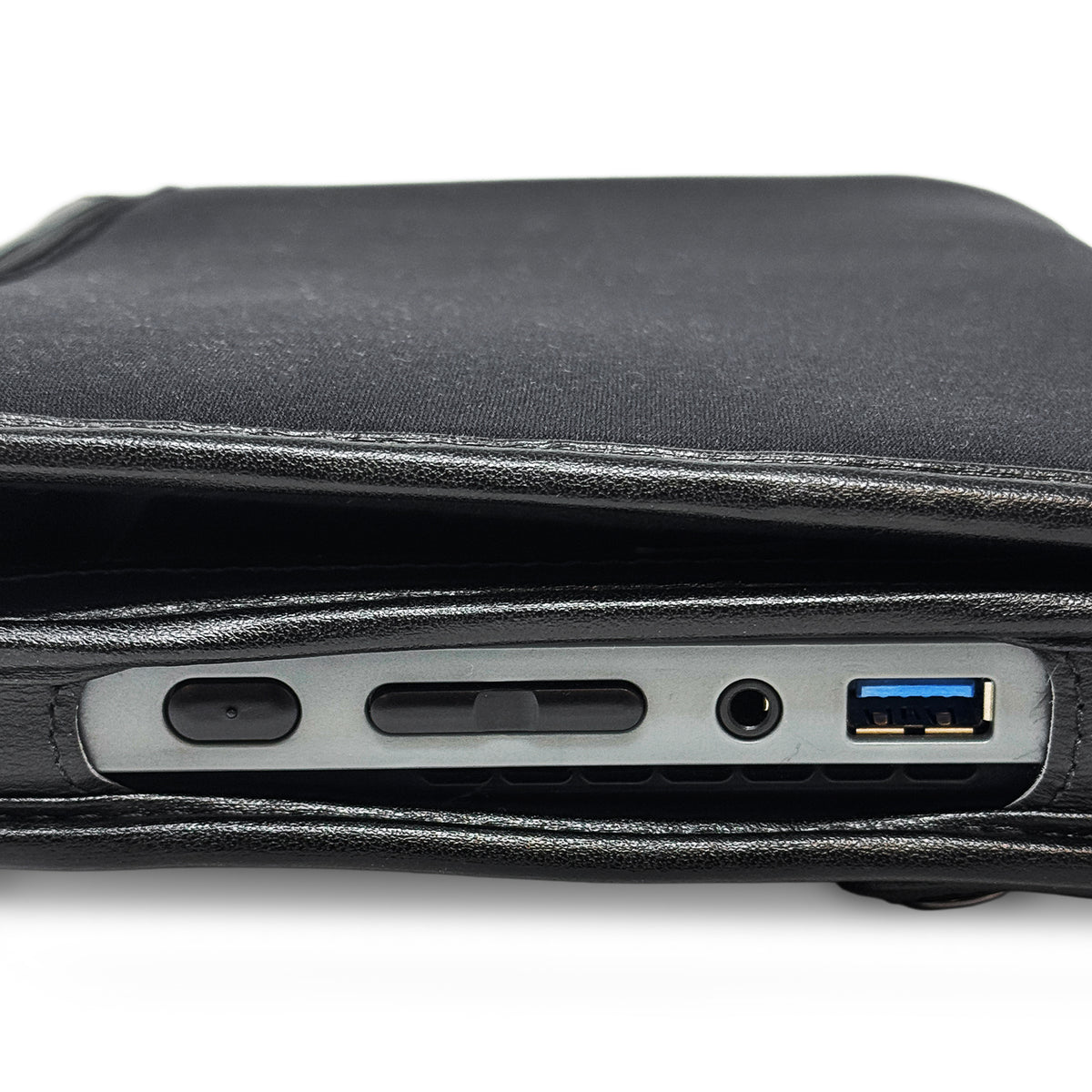 HumanWare Braille Note Evolve Fitted Premium Leather Case with straps by Turtleback