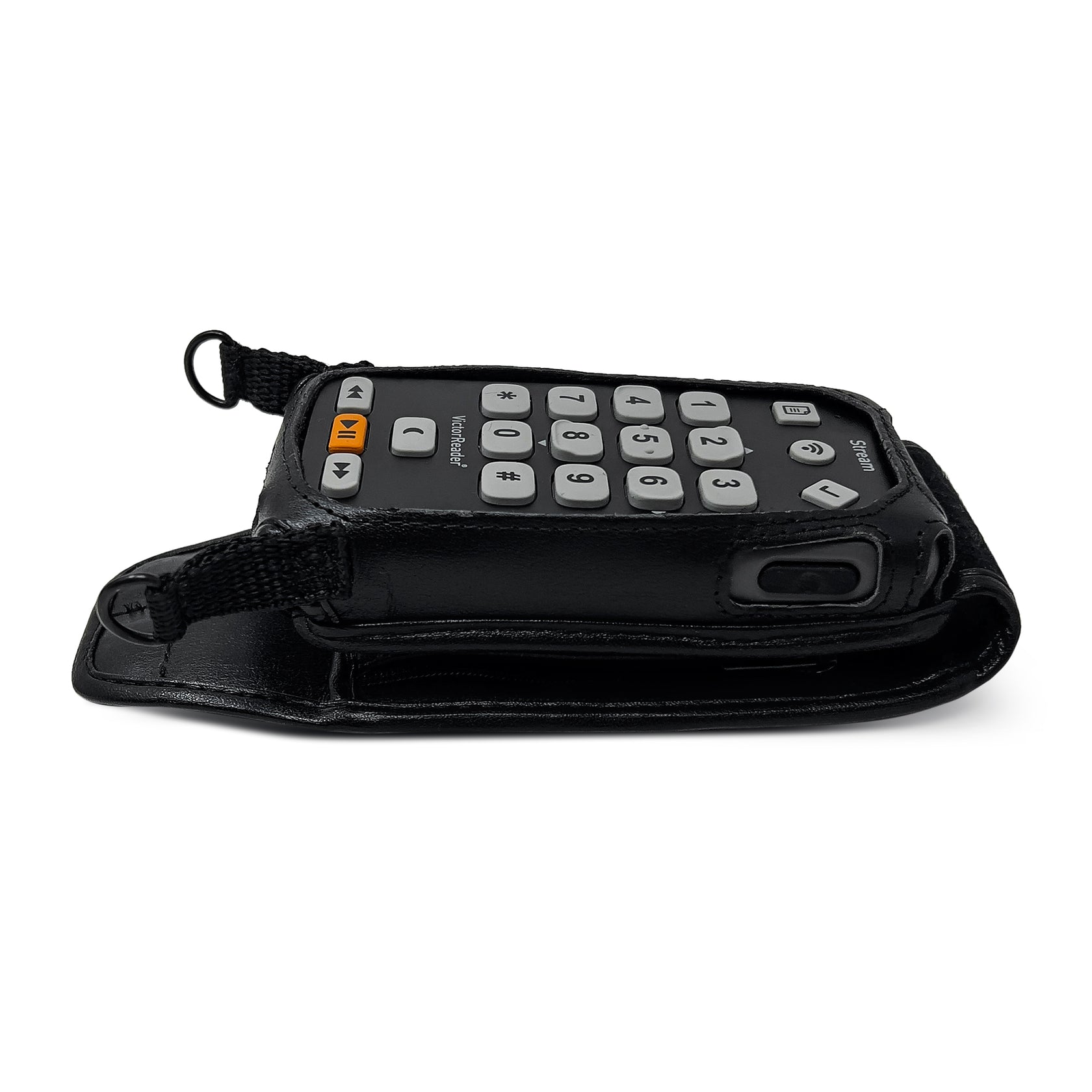 HumanWare Victor Reader Stream 3 Fitted Black Leather Case with straps ...